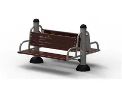 Outdoor Gym Equipment Park Bench 